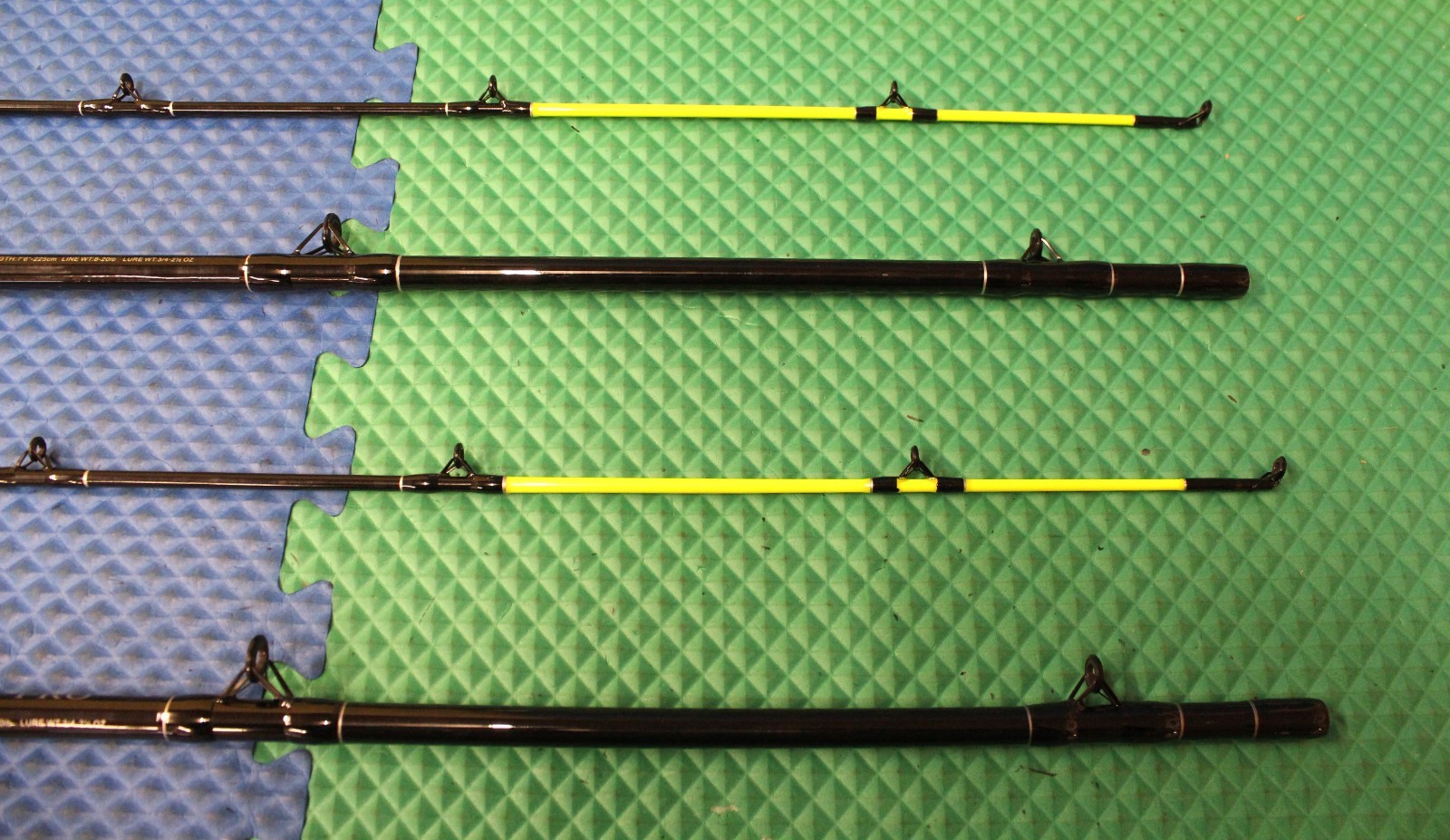 Okuma Black Classic Pro Conventional Trolling Rod Med 7′ 6″ 2Pc CPC-762-CT 2-PK