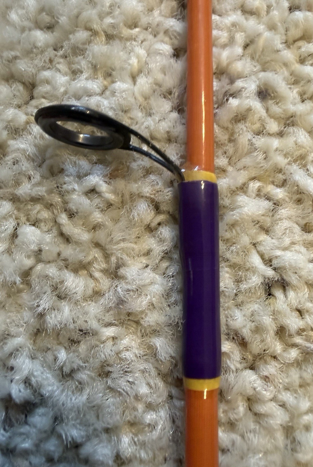 ***RARE*** Orange Glass Kencor “Magnaglas” XL-2 UL Trout (2) Piece Fishing Rod