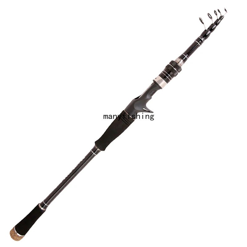 Portable Rock Fishing Rod 1.8/2.1/2.4/2.7/3.0M Telescopic Sea Carbon Fiber Rod