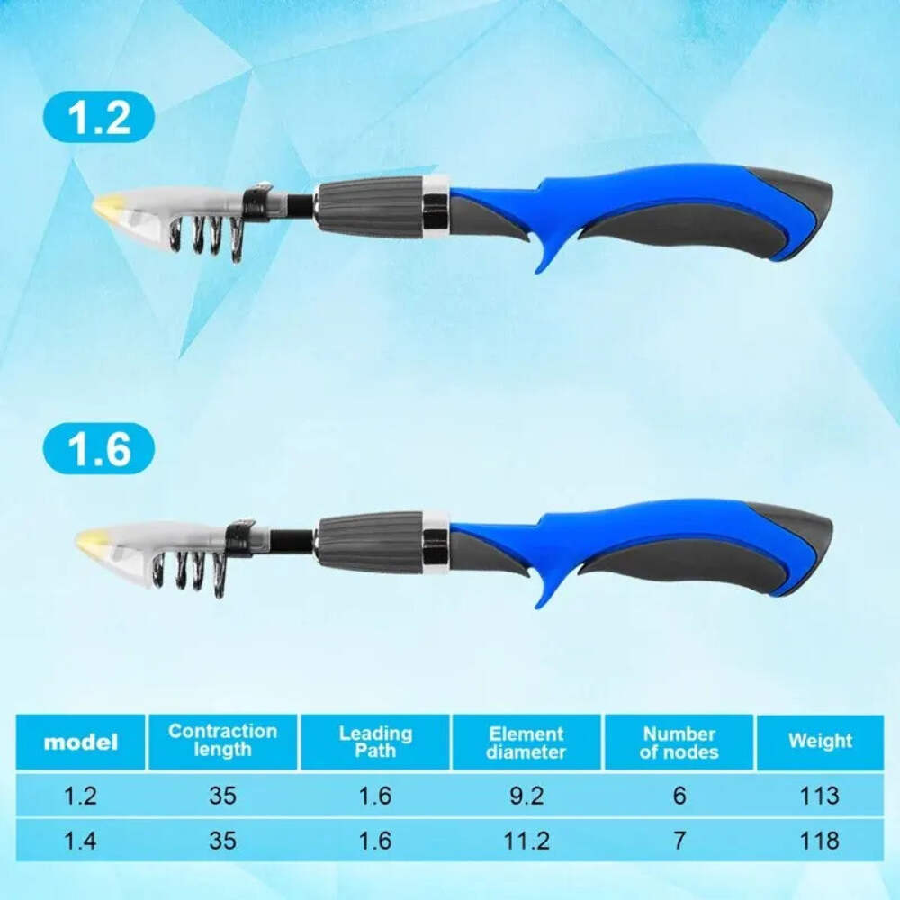 Kid’s Carbon Fiber Rod Superhard Boat 1.2m/1.4m Ice Fly Lure Fishing Rod With Hi