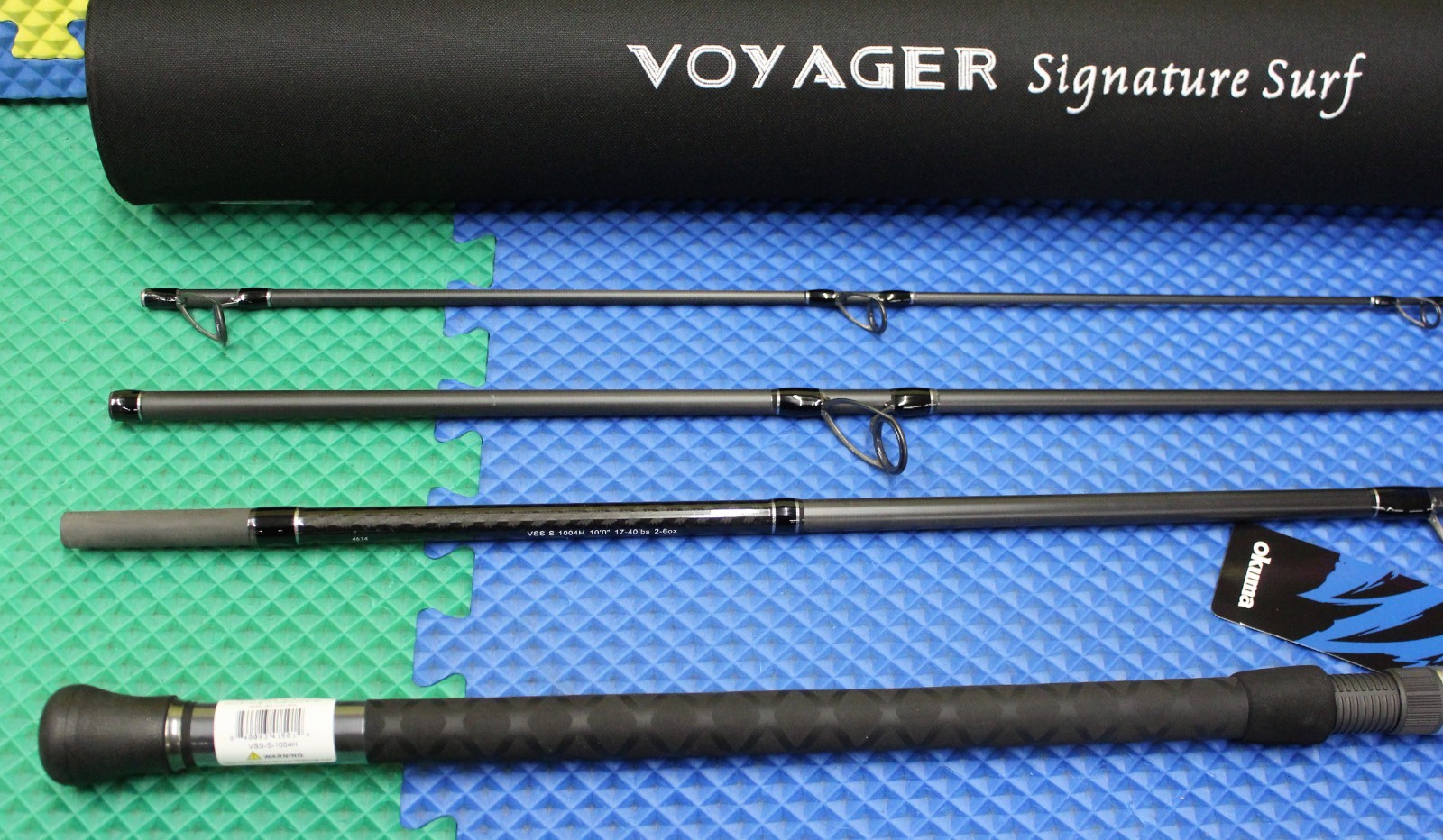 Okuma Voyager Signature Surf Travel Rod 10′ 0″ 4Pc W/Hard Tube Case VSS-S-1004H