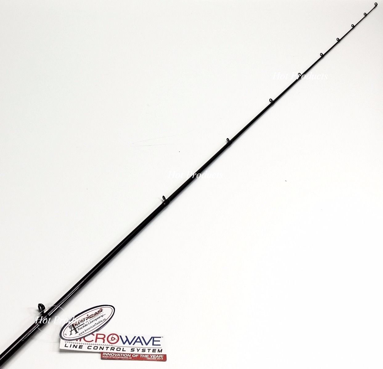 Carrot Stix CASTING 7′ MEDIUM LIGHT Wild Black W/ MicroWave Guides Fishing Rod