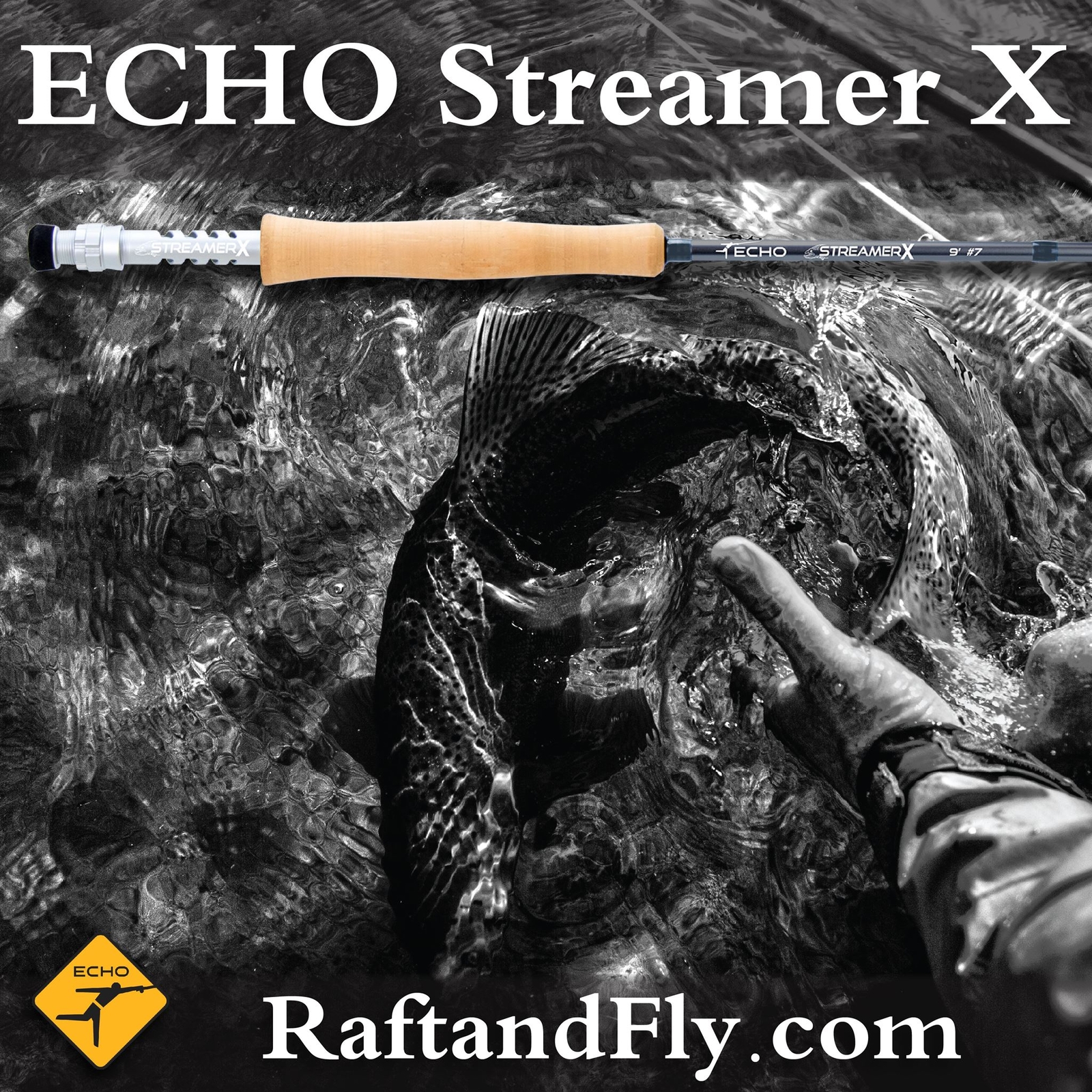 Echo Streamer X 8wt 9’0″ – Lifetime Warranty – FREE SHIPPING