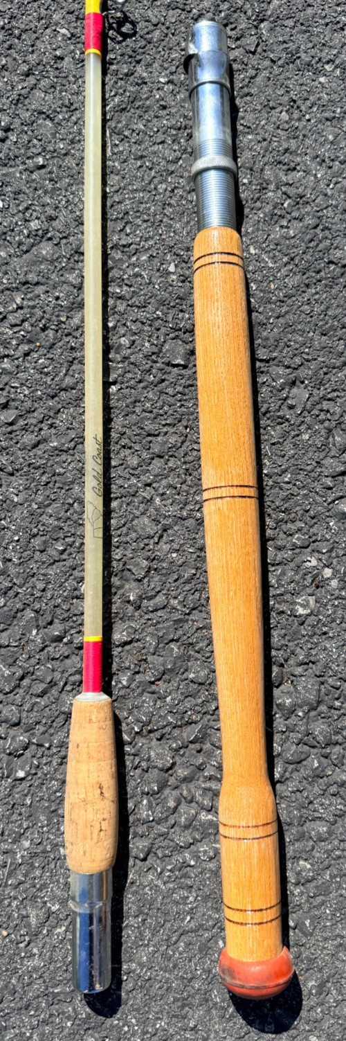 Vintage Gold Coast Model B-1500 Fishing Rod 6’ Heavy Duty 2 Pc.