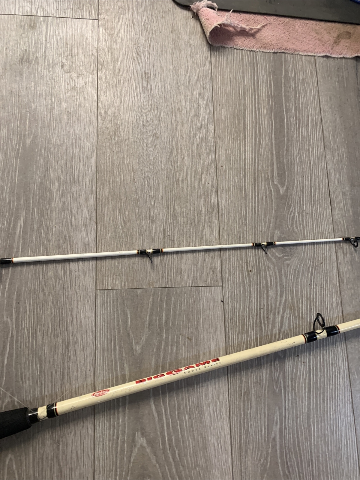 Berkley Big Game Casting Fishing Rod 7’6″ Medium Fiberglass~2 piece