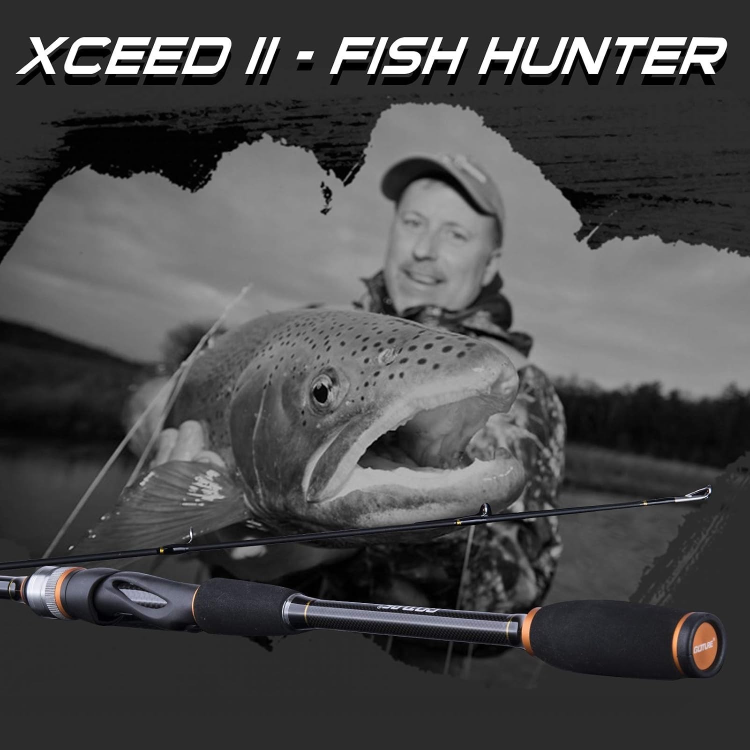 4-Piece Travel Carbon Fishing Rod M/MH Action 6.6-12ft Multi-Colors | multi-s…