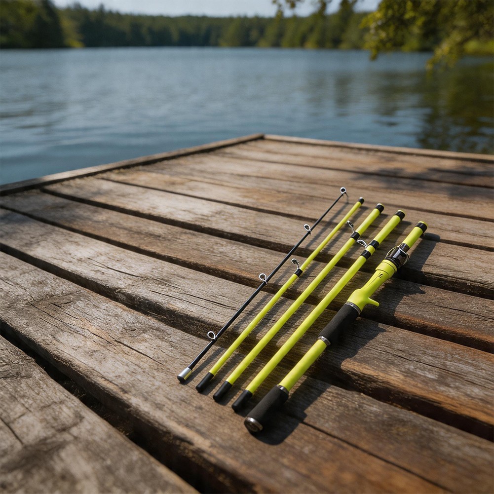 Lightweight for 2.1m Carbon Fishing Rod 4 Section for Saltwater Freshwater Use