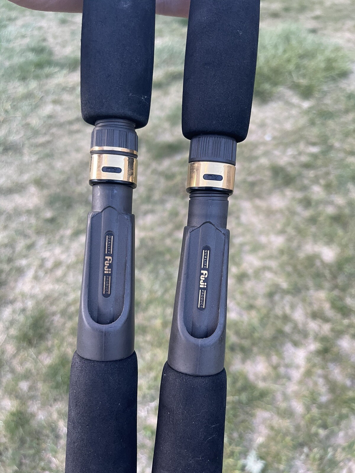 Pair (2) Custom Built “Rods By Raugh” 98 Excellent Casting Baitcast 6’3” Fuji