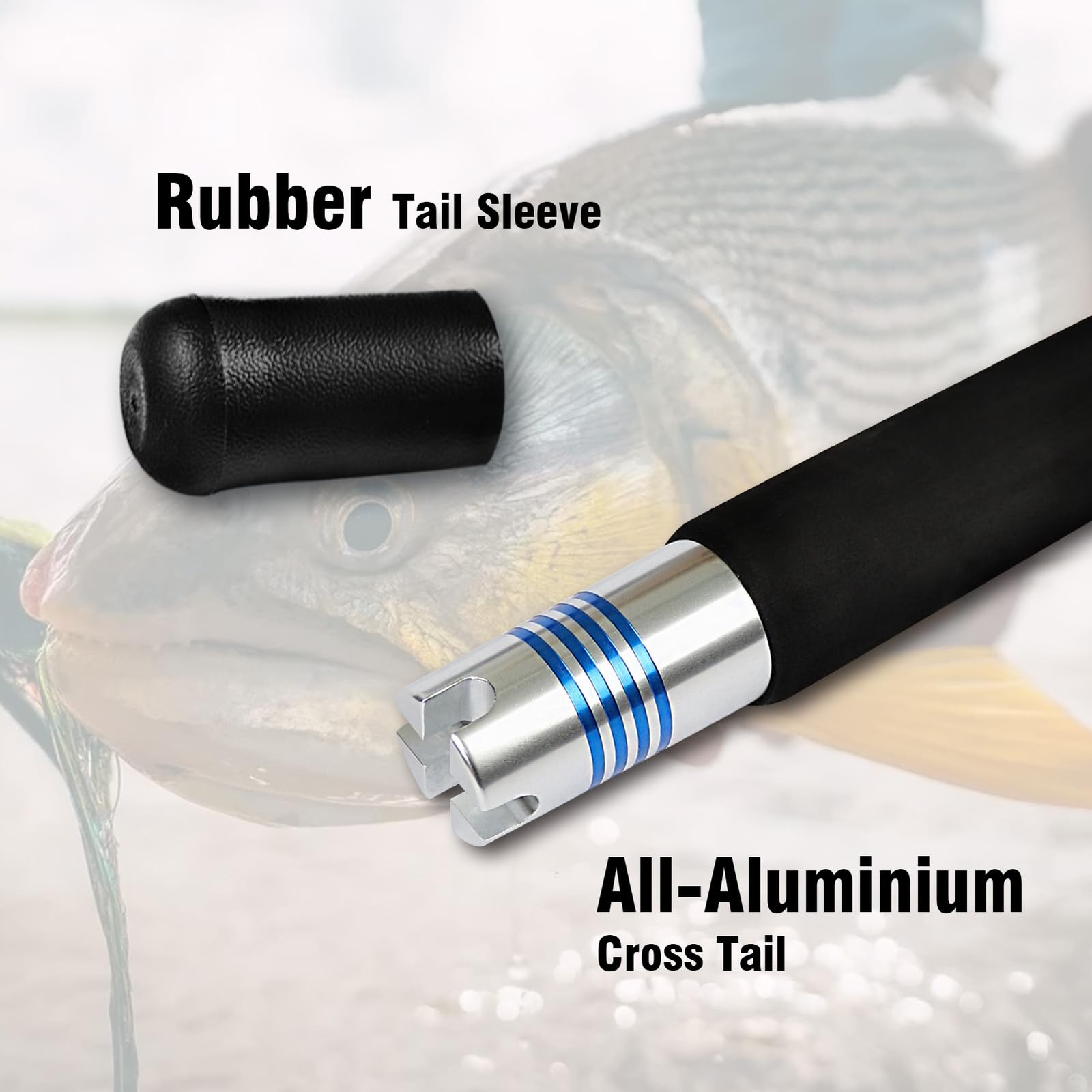 Fiblink 1-Piece/ 2-Piece Saltwater Offshore Trolling Rod Big Game Rod