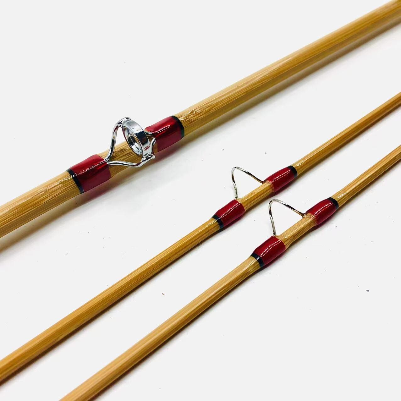 ZHUSRODS Bamboo Fly Rods 7′ 6″~ 5 wt / Vintage Fly Fishing Rods / Environmental