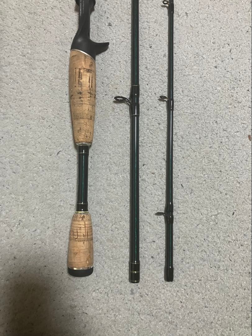 Bass Pro Shops Extreme 3-Piece Fishing Rod Rare Used
