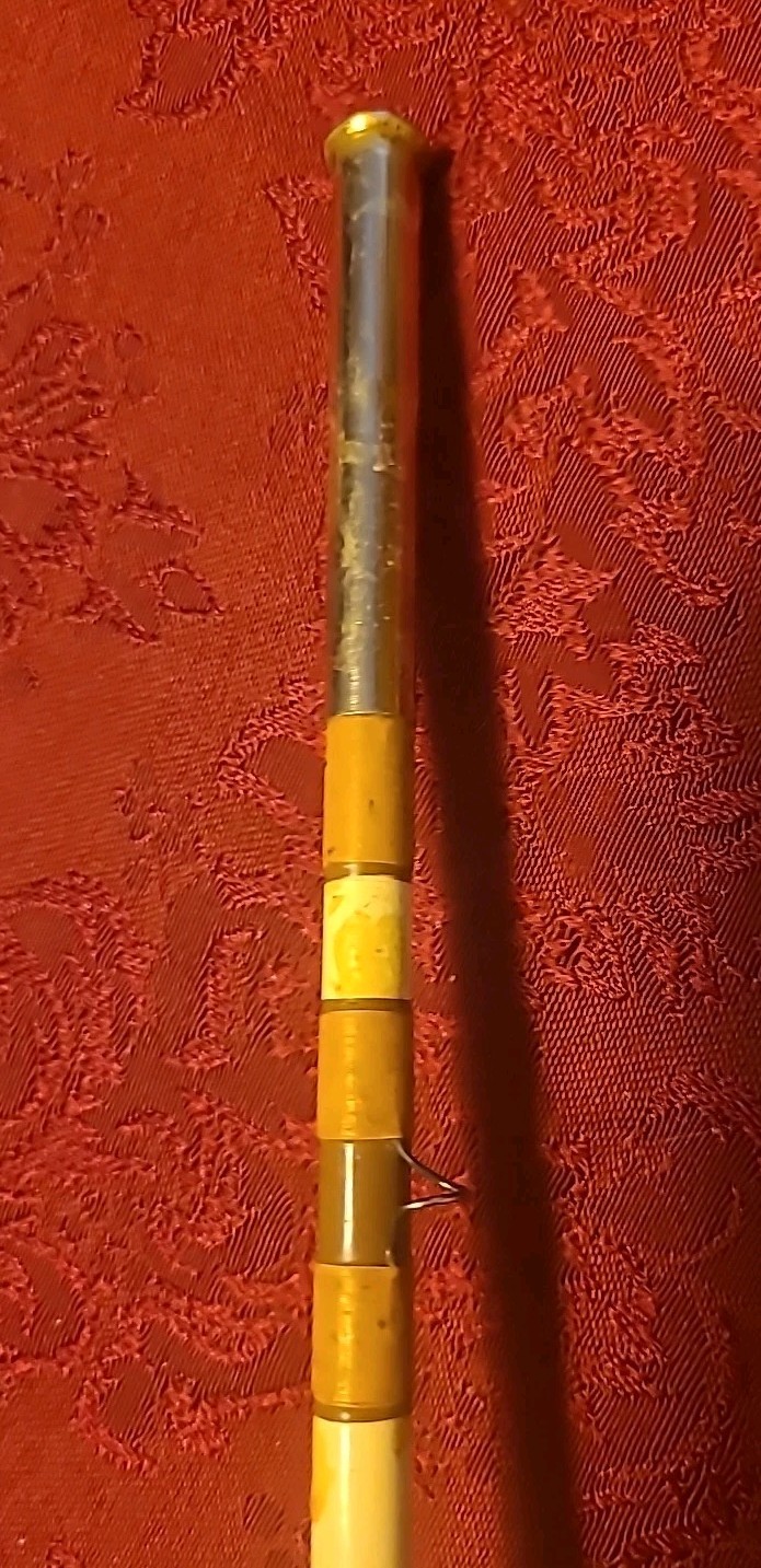 Vintage Heddon Vicount Custom Rod 2 Pcs #8007-8 1/2 Feet w JOHNSON #80 Reel