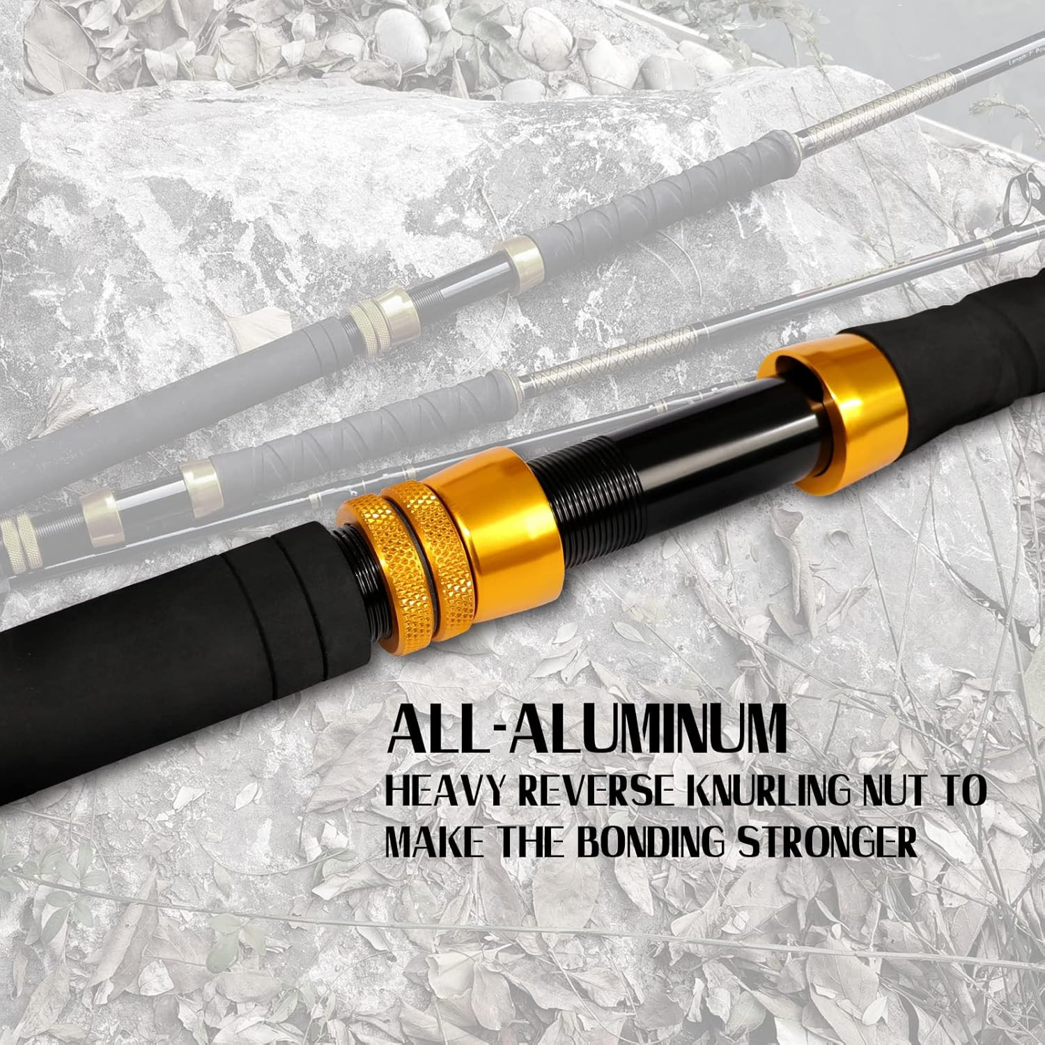 Fishing Trolling Rod – 1/2 Piece Saltwater Offshore Rod – Heavy Duty Boat Fishin