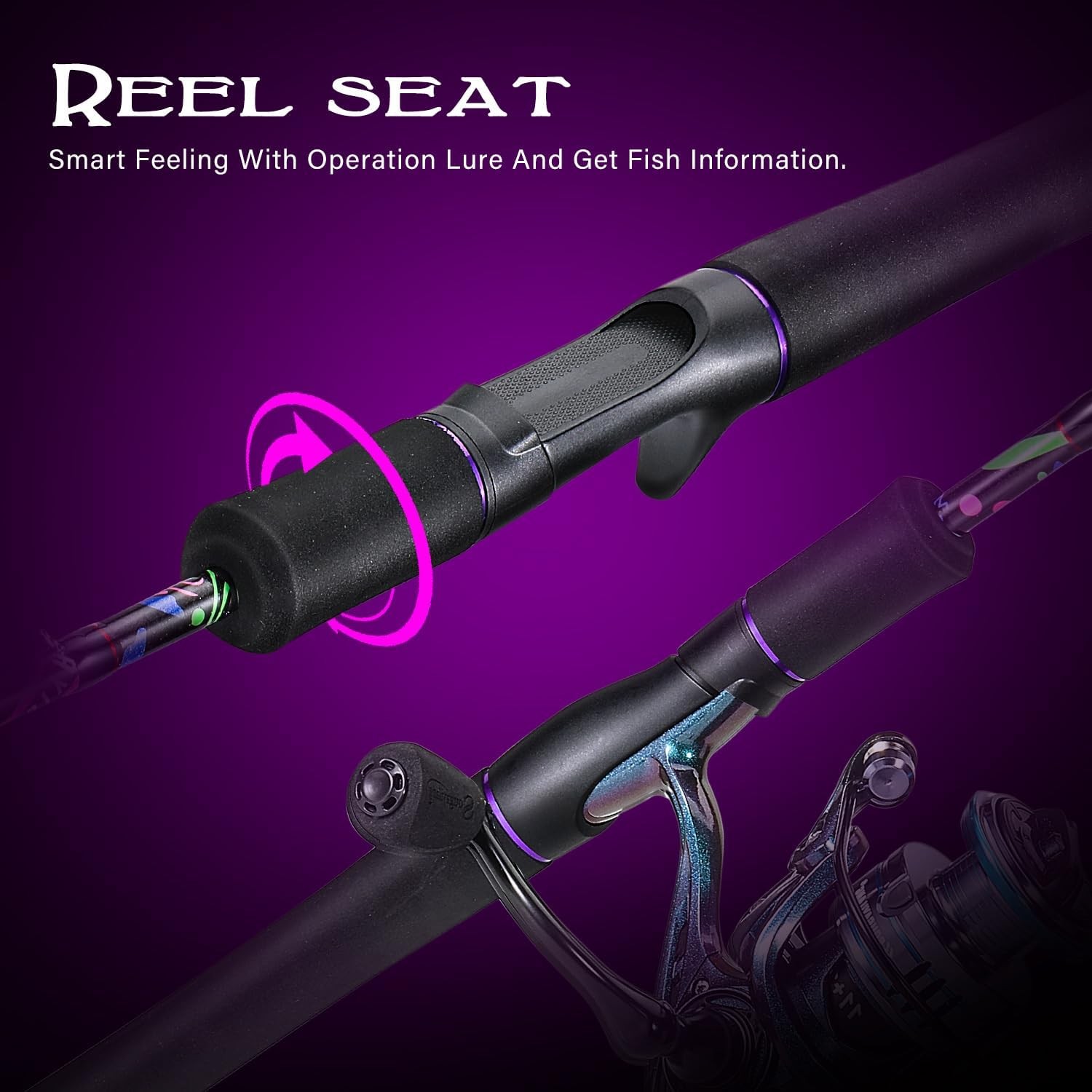 Fishing Rod 2-Piece Graphite Composite Blank/Fiber Glass Spinning & Casting Rod