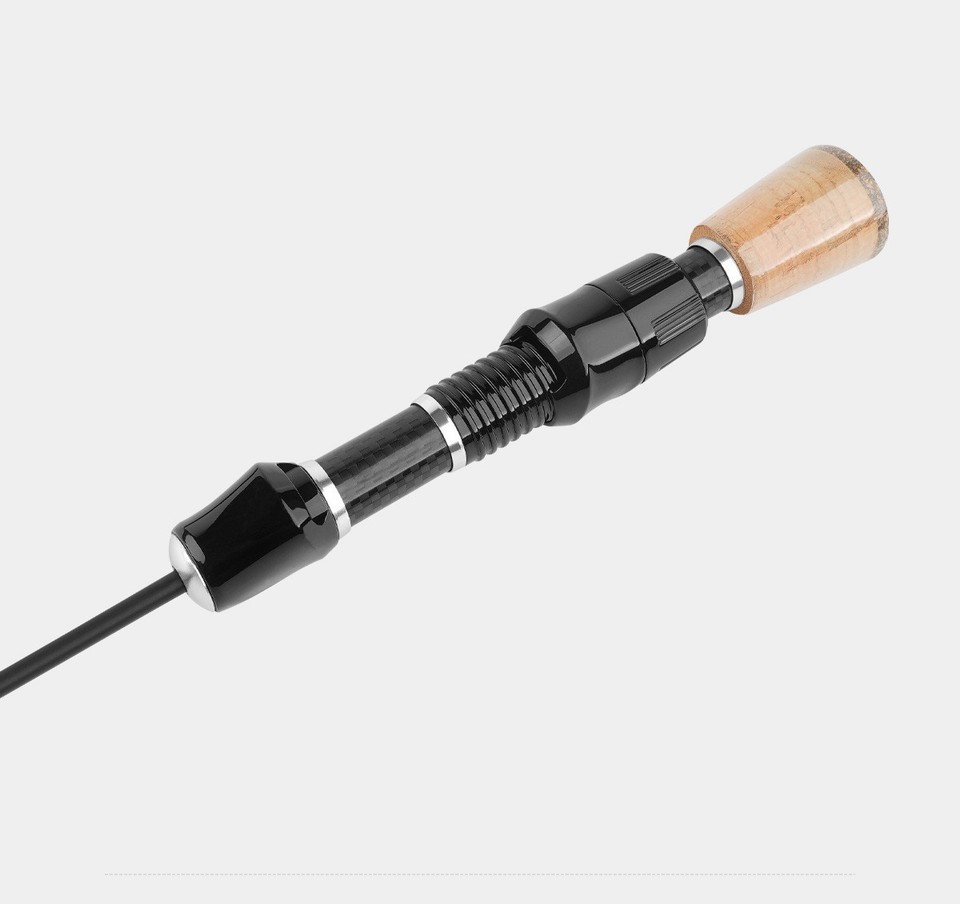 Portable Ice Fishing Rod Ultra-light Short Section 47cm 57cm 67cm Winter Rods