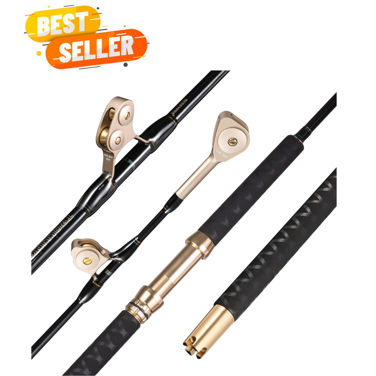Bent/Straight Butt Trolling Rod Saltwater Offshore Fishing Rod Big Game Rolle…