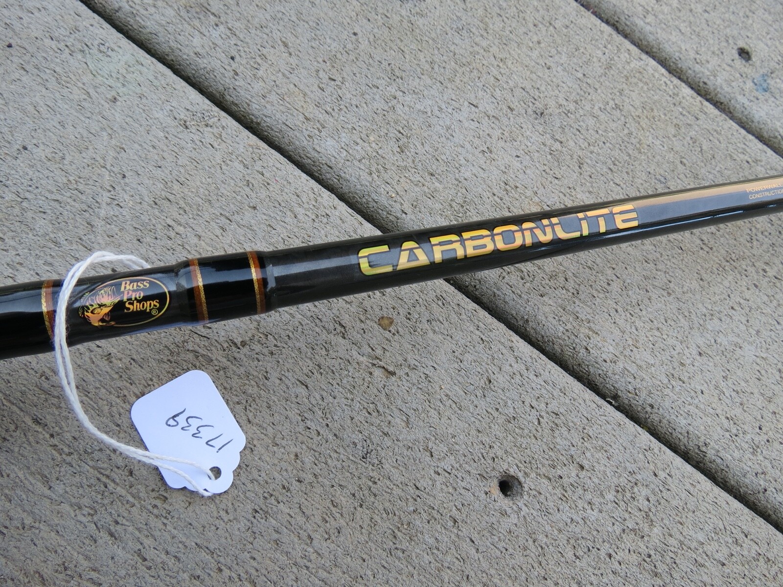 Bass Carbonlite bait casting fishing rod (lot#17339)