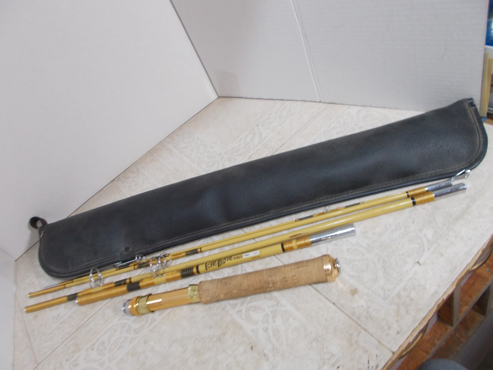 Tom Thorn Glass Factor #780 Fly Fishing Rod 5 Piece 7’6” Cork Handle with Case
