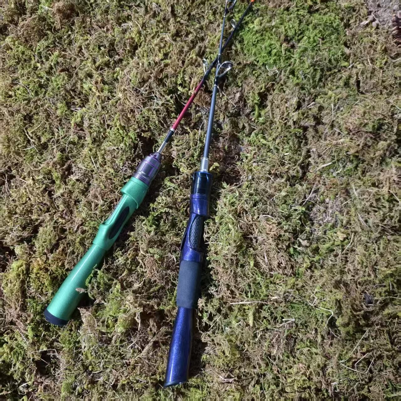 1Pcs Ice fishing Rod Short Section Fishing Rod 52cm/60cm Winter Fishing Rod