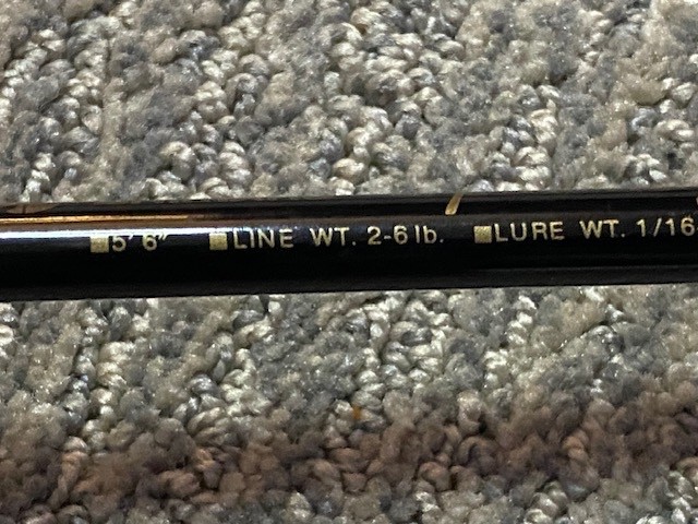 Vintage Shimano Spinning FX-2250 2 Pc 5’6″ Spinning Rod 2-6 lb Line Korea