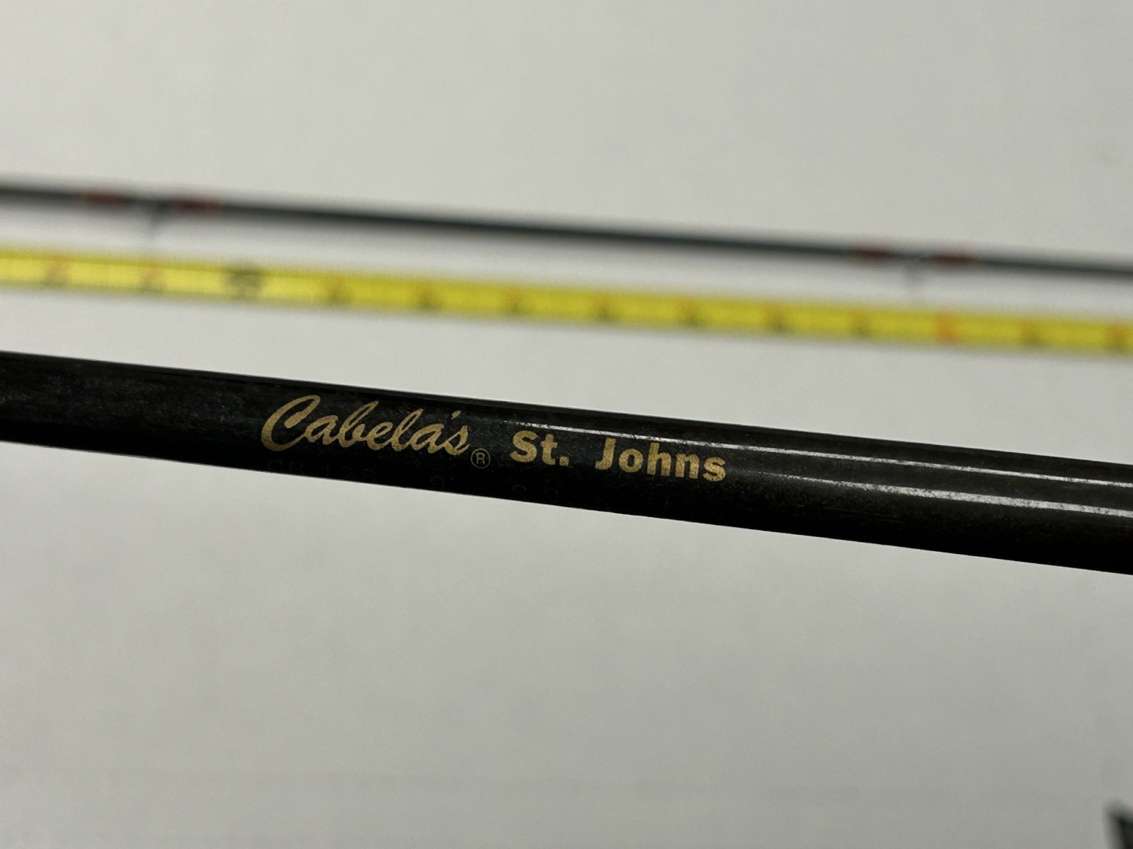 Cabelas St. Johns 9′ Fly Fishing Rod Model CB-128 with Sock 8-9 Wt Two Piece