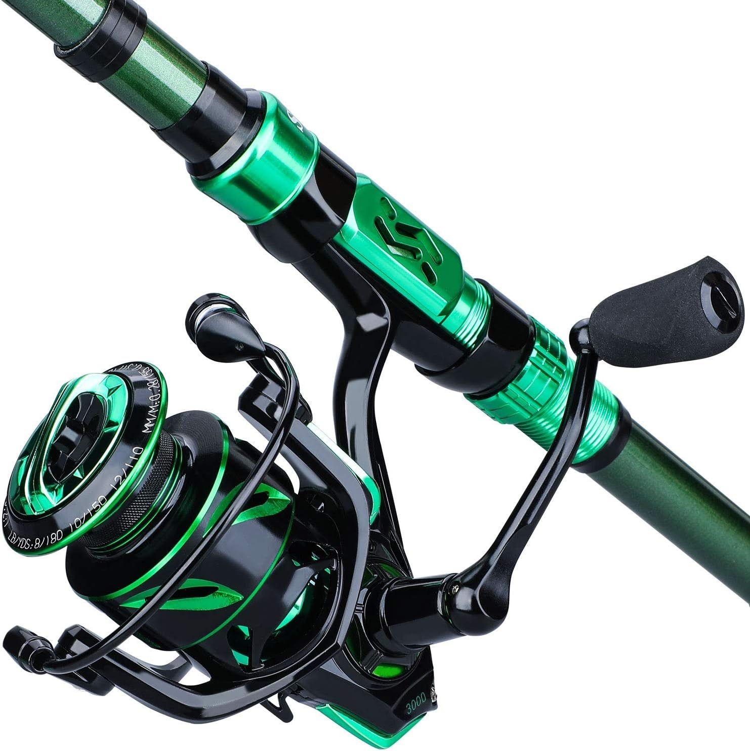 Multi-Color & Size Telescopic Fishing Rod – Carbon Fiber with Split Grip Design
