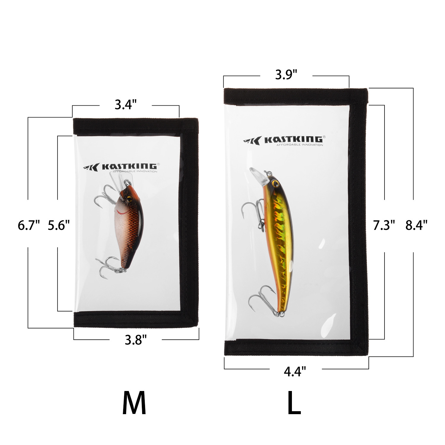 KastKing Lure Wraps Cover Lures & Hooks Safety on Fishing Rods – 4 pcs US