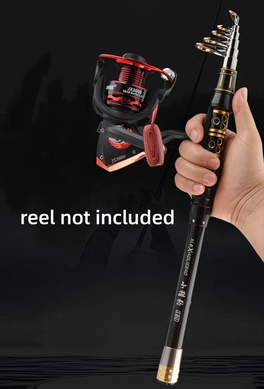 Telescopic Fishing Rod Carp Carbon Fiber Rod Spinning Casting Fast Action Pole