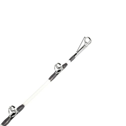 Catfish Fishing Rods – 7’6″ One-Piece Glow with Black Light – Albatross White