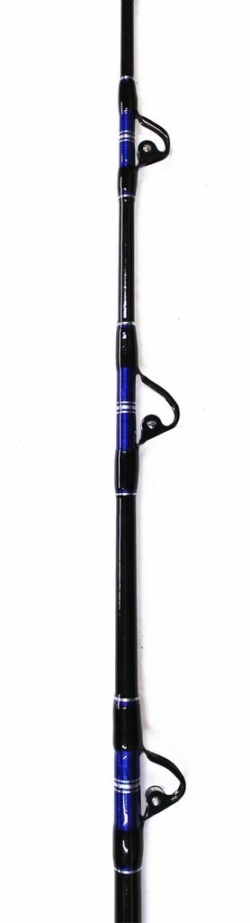 Xcaliber Marine Tournament Series 30-80lb Saltwater Trolling Rod Blue and Silver