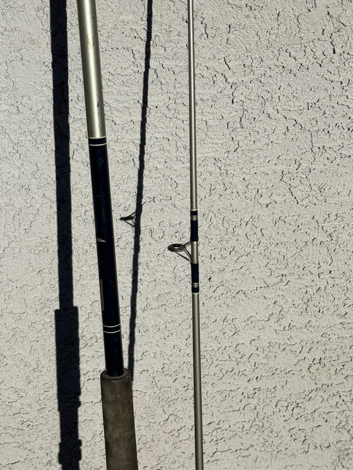 Vintage Shakespeare Alpha BWS 1310A 8’ Graphite Spinning Rod 2-Pc Medium Action