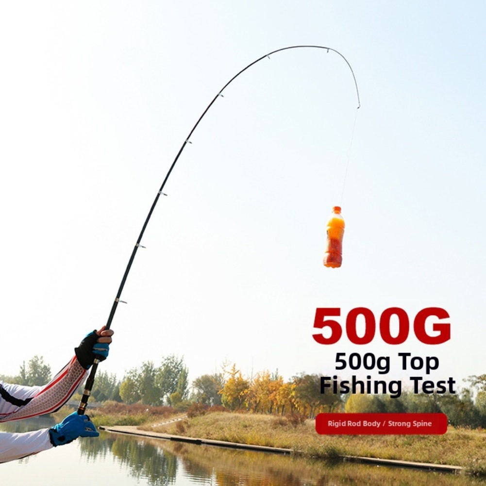 Portable Telescopic Fishing Rod Sea and Freshwater Use 1 8 to for 2 1 Meter Long