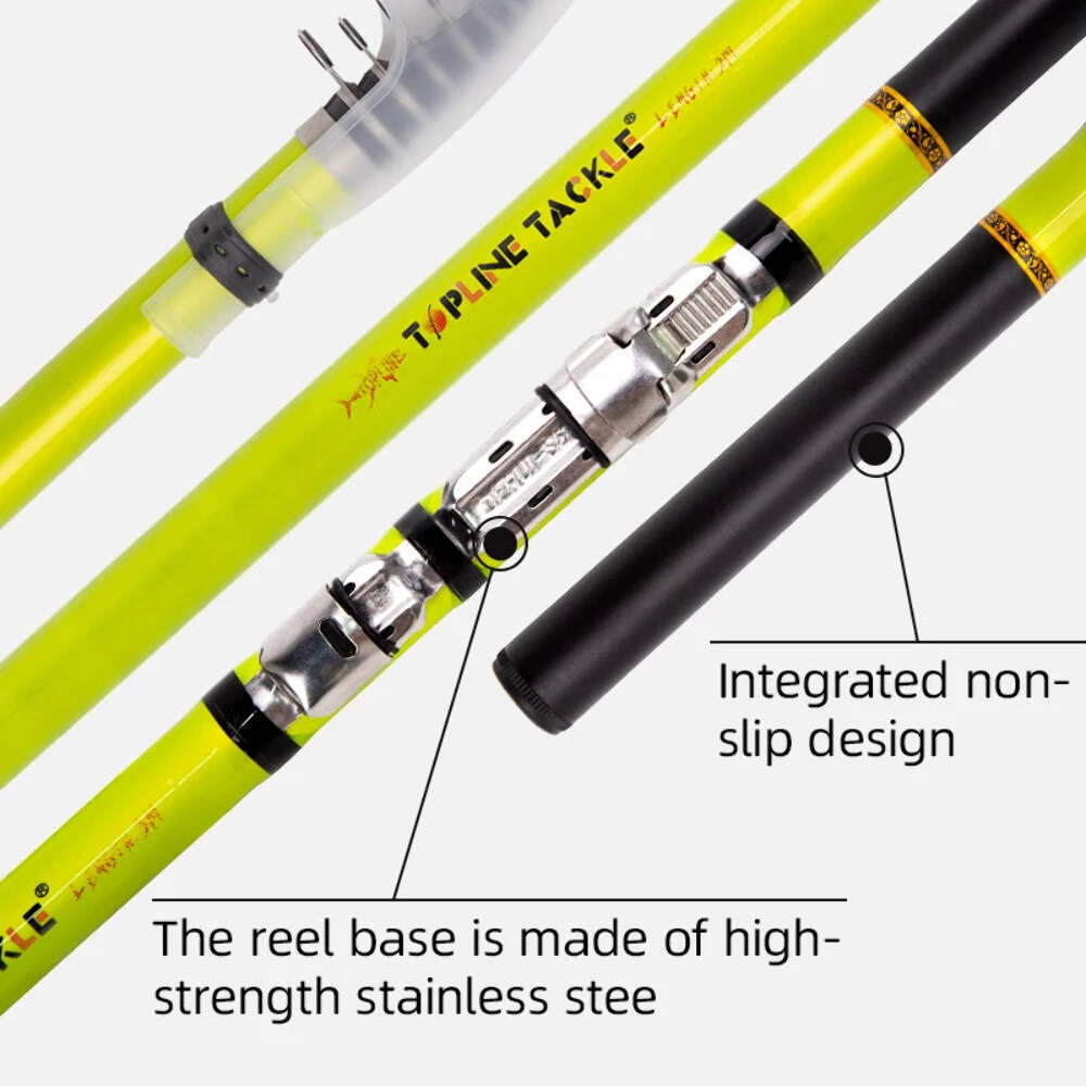 Telescopic Rock Fishing Rod 3.0M Spinning Fly Carp Feeder Carbon Fiber Mini Trav