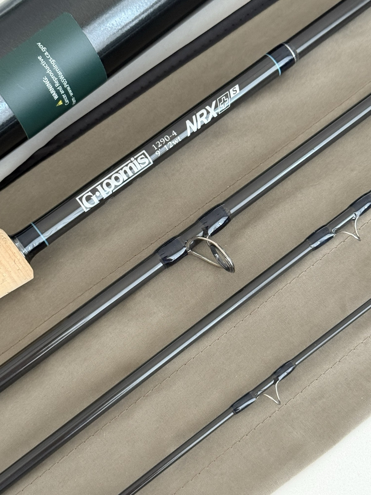 **BEAUTIFUL** 🔥 G LOOMIS NRX+ S SALT 12wt. 9’ft~4pc fly rod!🔥