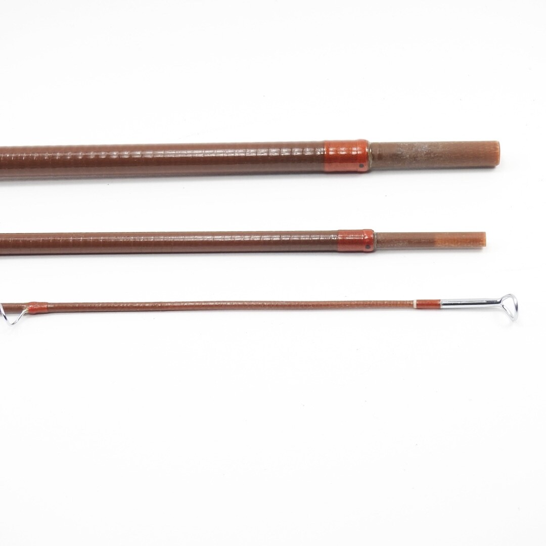 Scott Powr-Ply Fiberglass Fly Rod. 8’ 6wt. F-81. 3-Piece. W/ Tube and Sock.