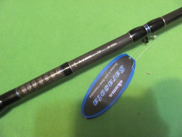 Okuma Sarasota Sr-C-701M 7′ 0″ Medium Saltwater 1-Piece Boat Rod. NEW!