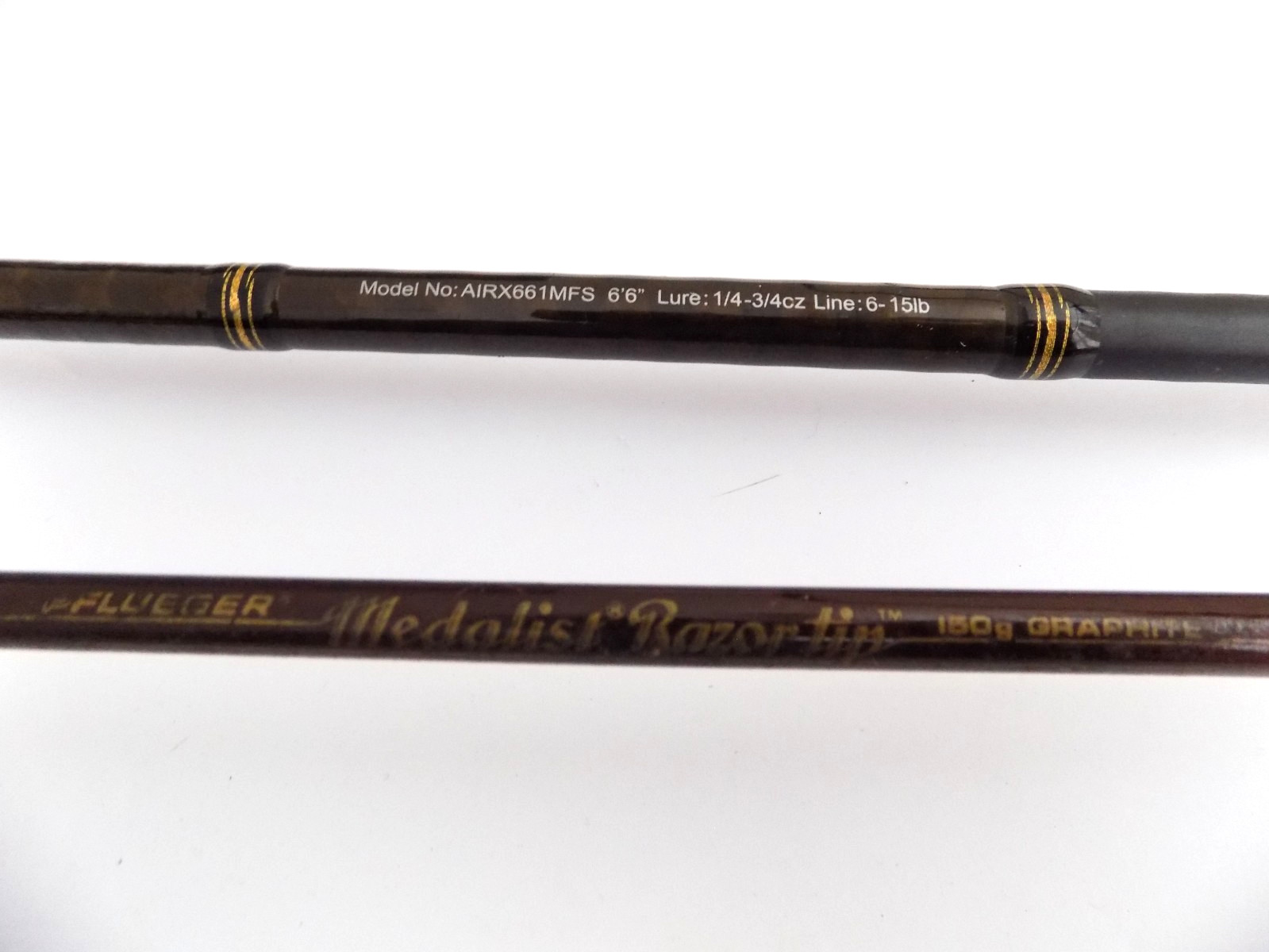 DAIWA ARID X 661 6’6″ MFS & PFLUEGER MEDALIST RAZOR UP UL 6′ 2 PIECE – #437
