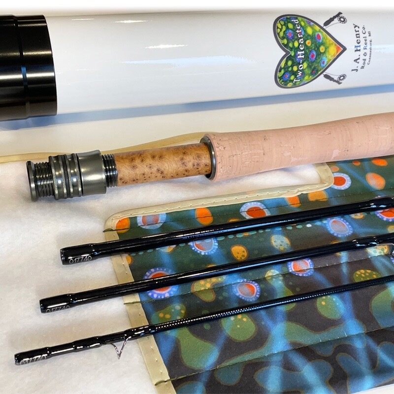 Two-Hearted 2wt. 7’6″ with Carbon Fiber Tube