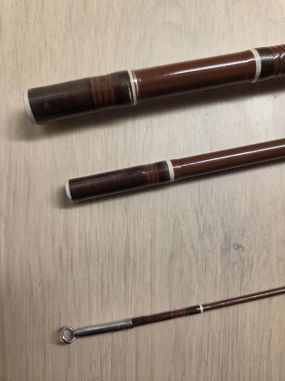 Shakespeare Classic FY12-R 8ft 3pc Fly Rod Medium Fiberglass Brown