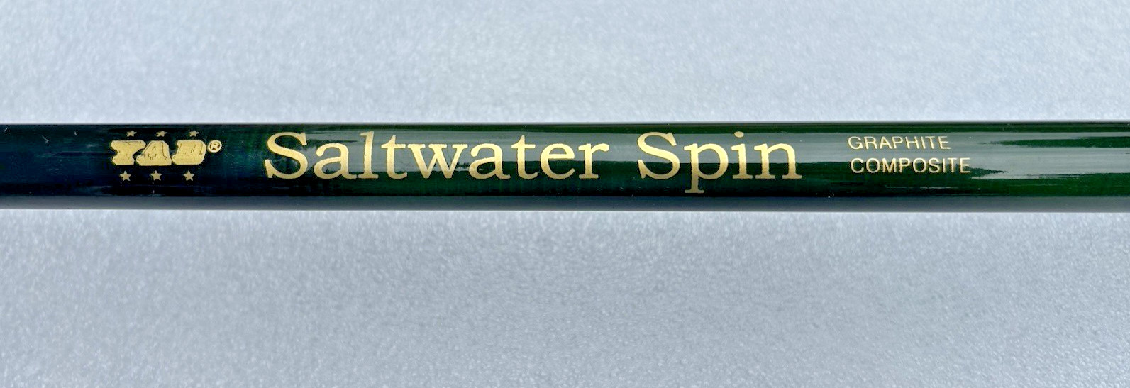 #1189 Used Vintage YAD 2 Piece Model # SSGS 9′ Medium Saltwater Spin Rod
