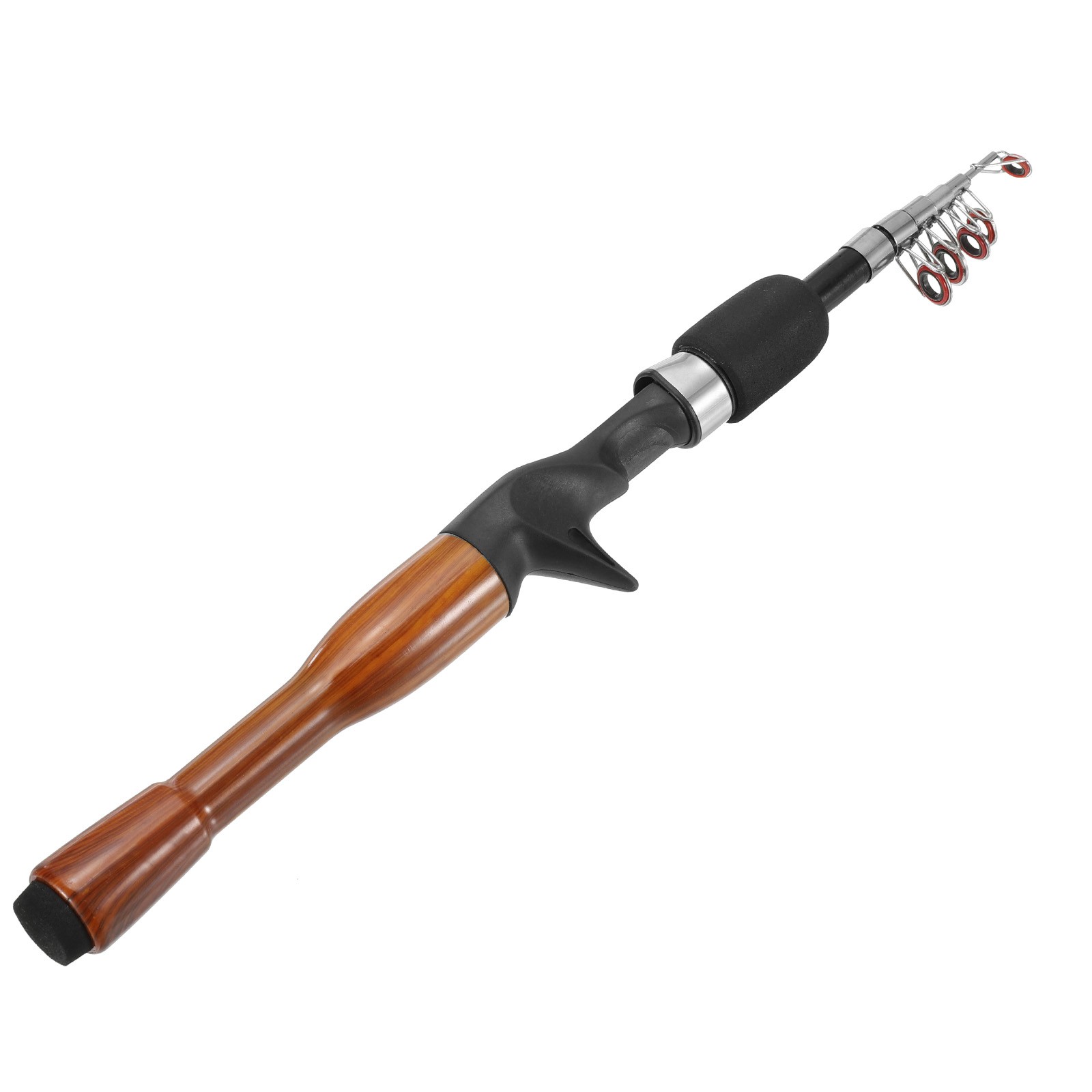 Telescopic Fishing Rod 1.3 m Fiberglass Portable