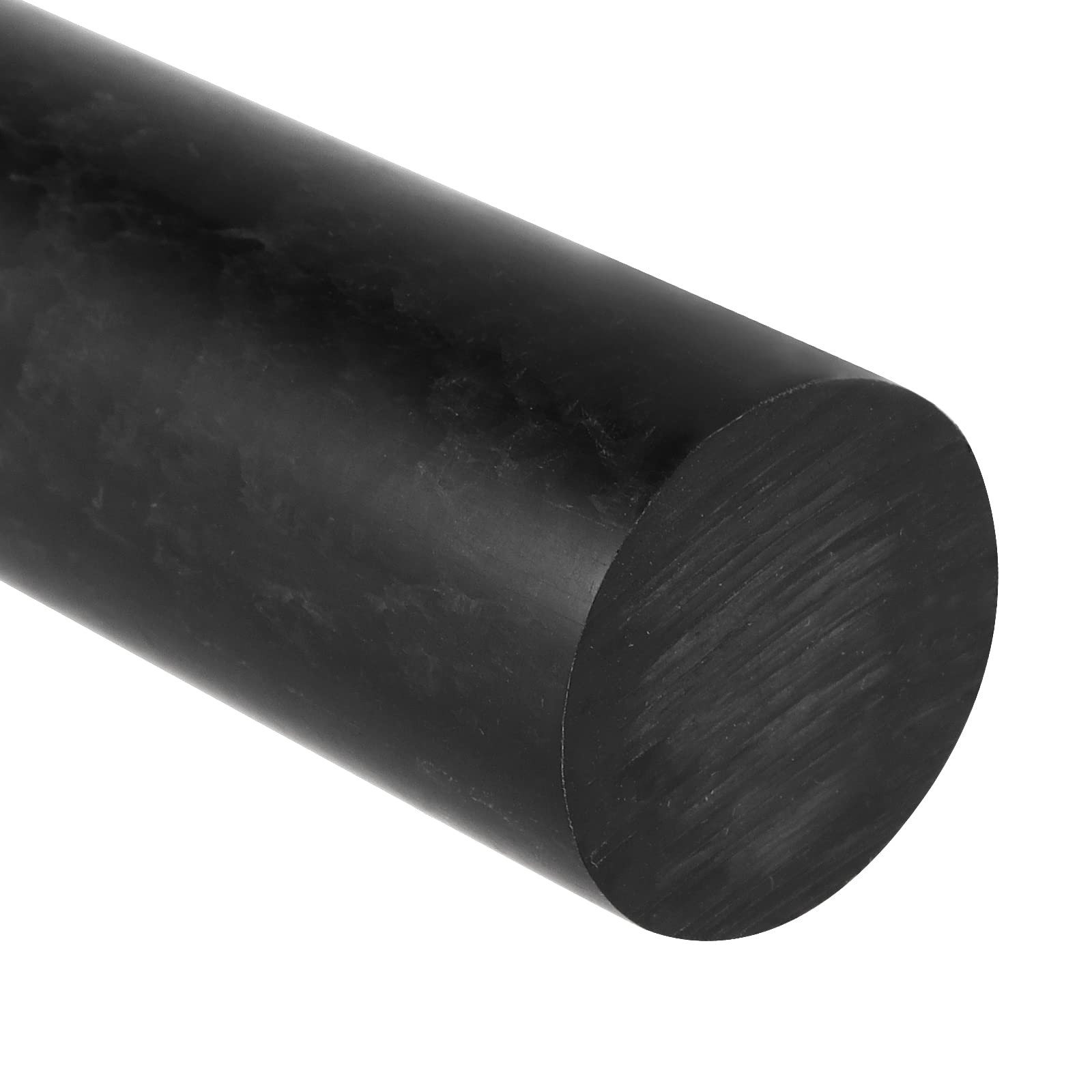Acetal Copolymer Round Rods 12 Inch Opaque Black Solid Plastic Stick 4 PCS