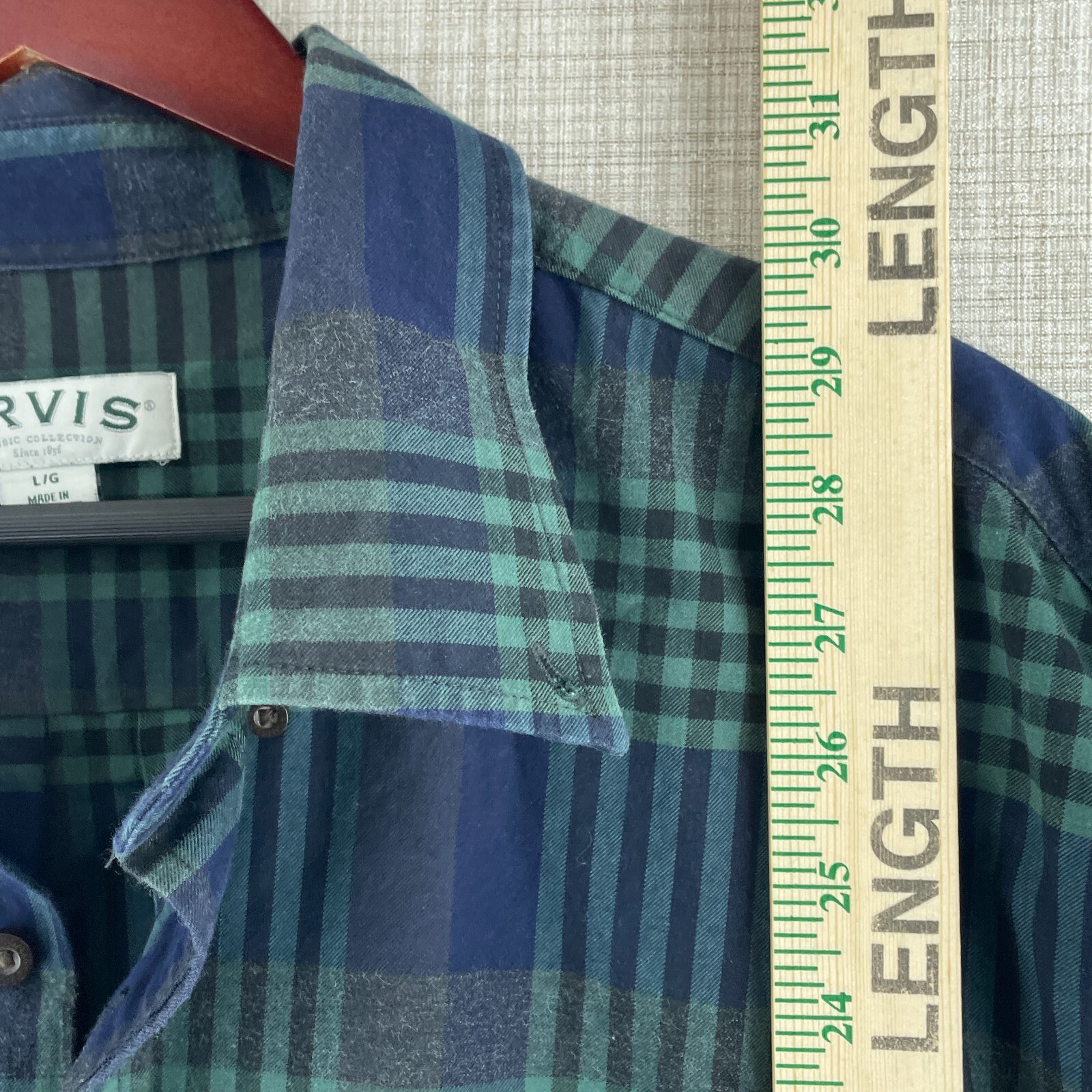 Orvis Plaid Shirt Long Sleeve Button Down Mens L 3368