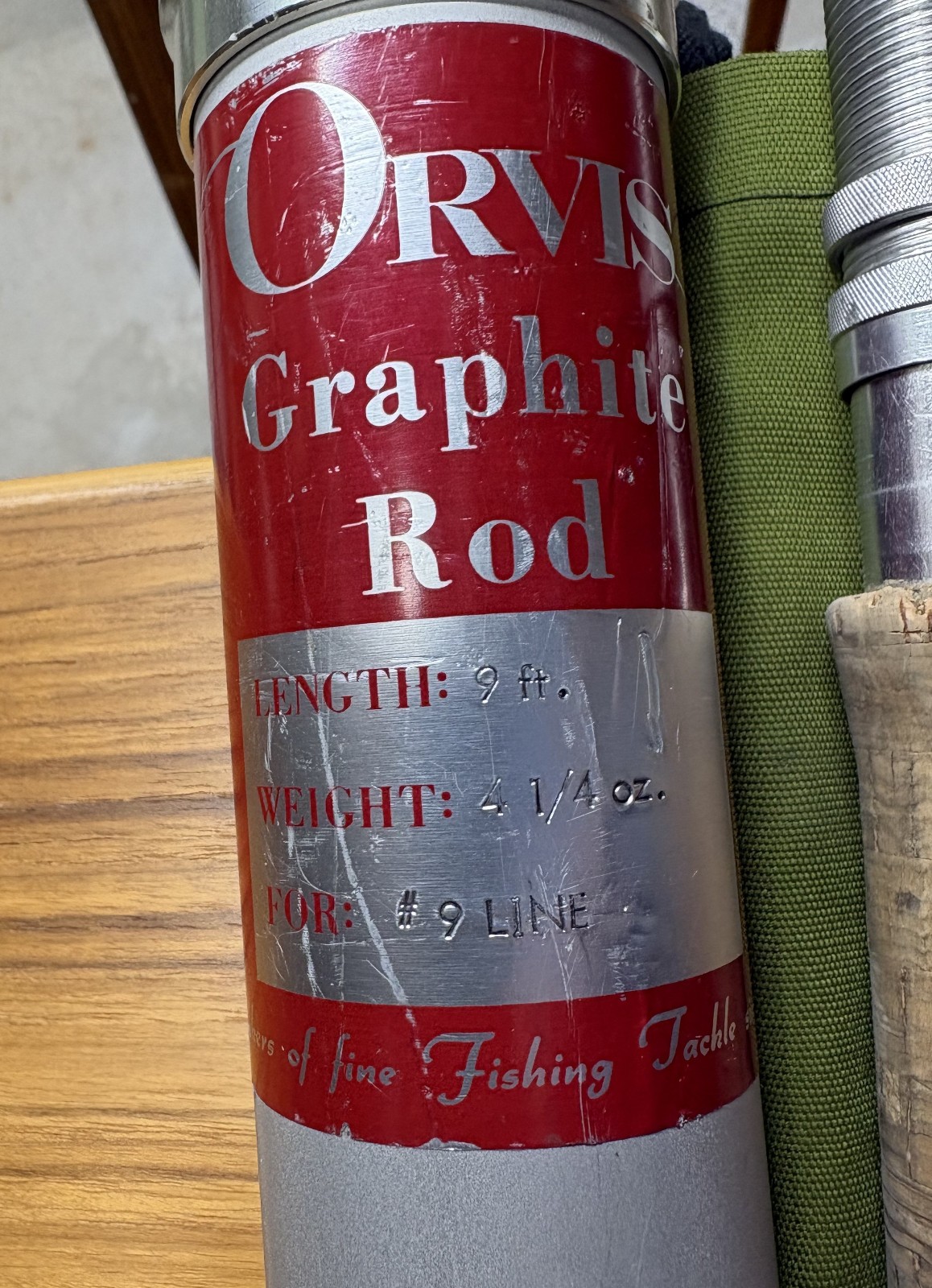 Orvis 9’ Shooting Star Graphite Fly Rod, #9 wt, 4.25oz 2pc With Tube And Sock
