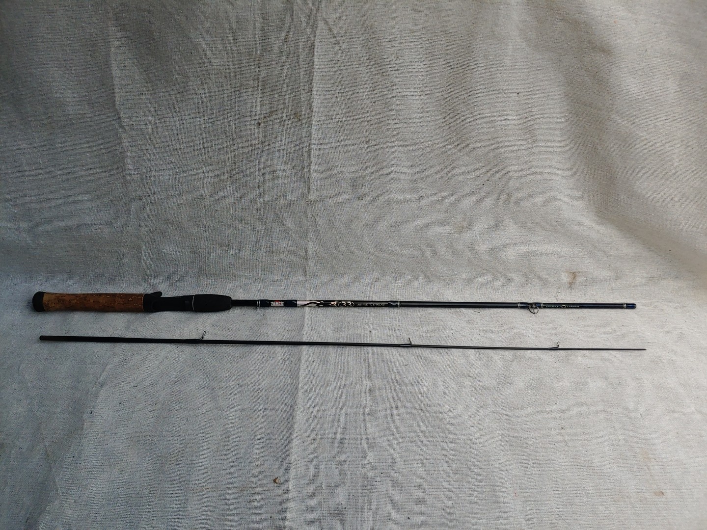 ZEBCO Authentic 33 6′ 2 Piece Spinning Casting Rod, Med Action, WM33602MA READ