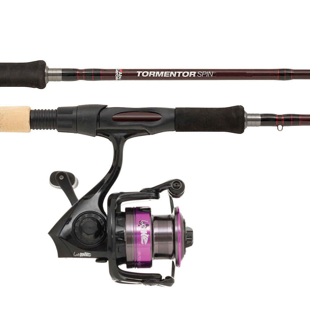 Abu Garcia Tormentor Spinning Rod & Gen Ike Spinning Reel Combo Starter Kit