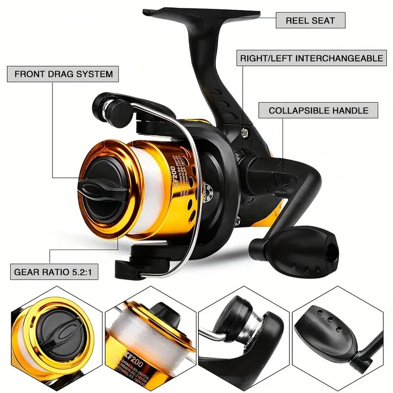 TRAVELING FISHING ROD AND REEL COMBO PAC