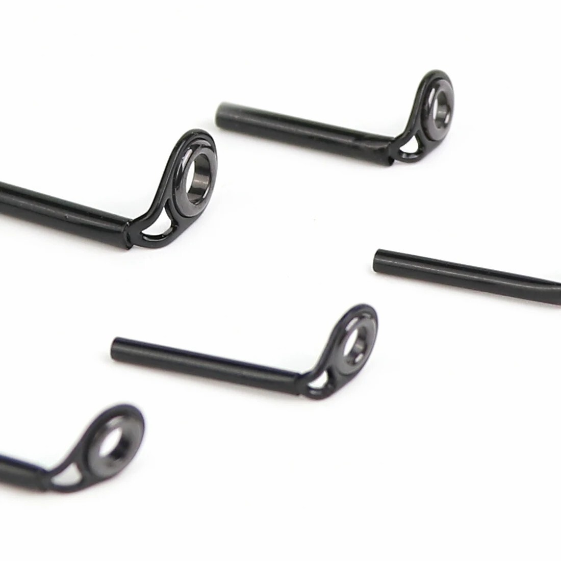Fishing Rod Guides 5~10pcs MKT Rod Repair Kit Tip Top Guides Stainless Steel Set