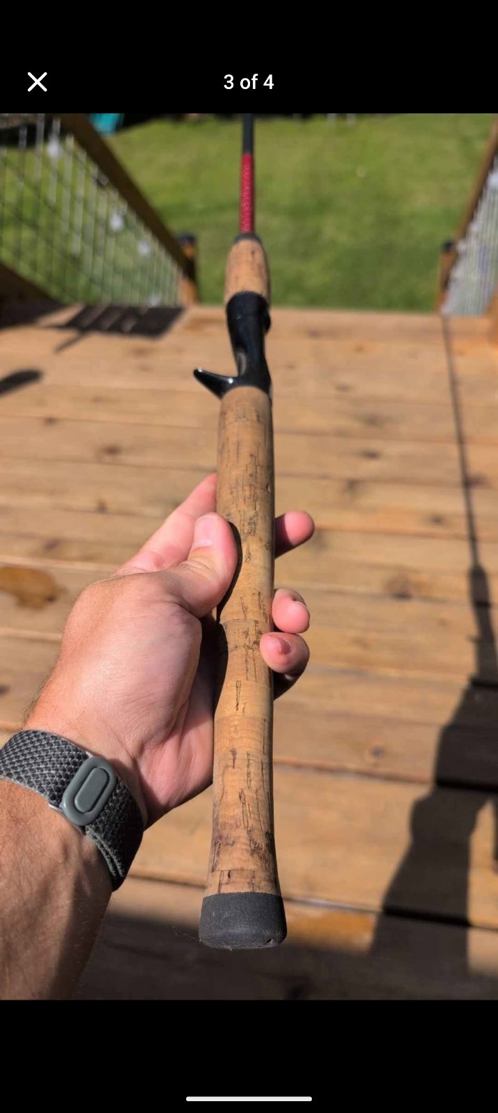 Rare B.A.S.S. Bass Anglers Sportsman Society Outdoor America IM-7 Graphite Rod