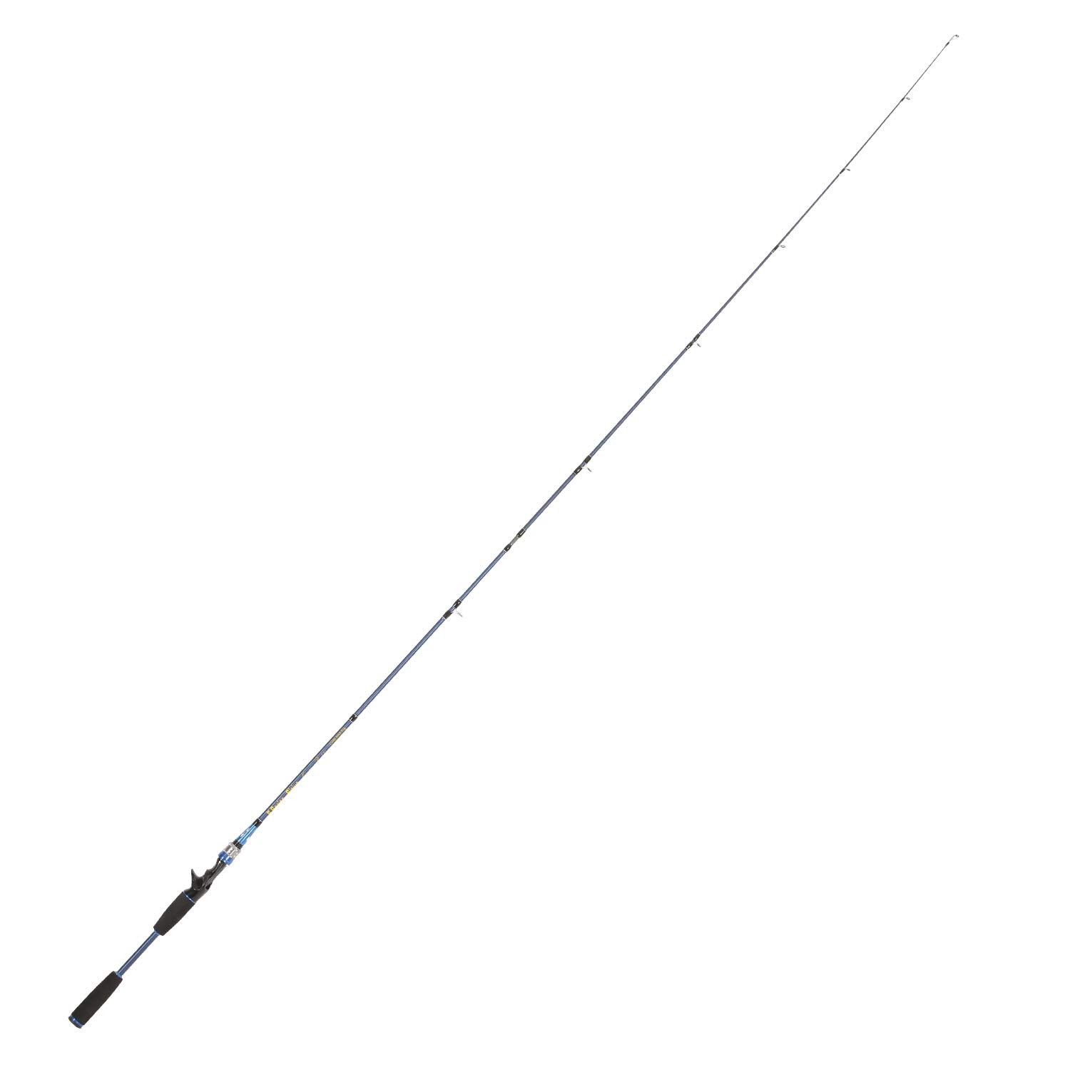 “Portable 2Piece Graphite Baitcasting Rod for Inshore & Freshwater Fishing”